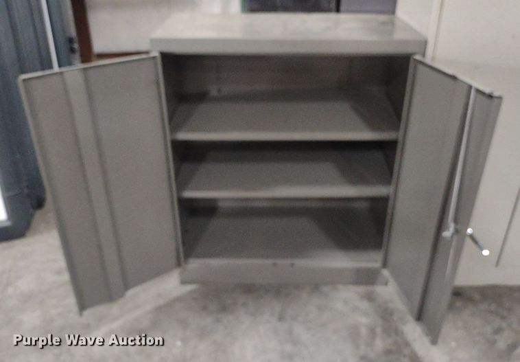 image for item DQ1739 (8) metal cabinets