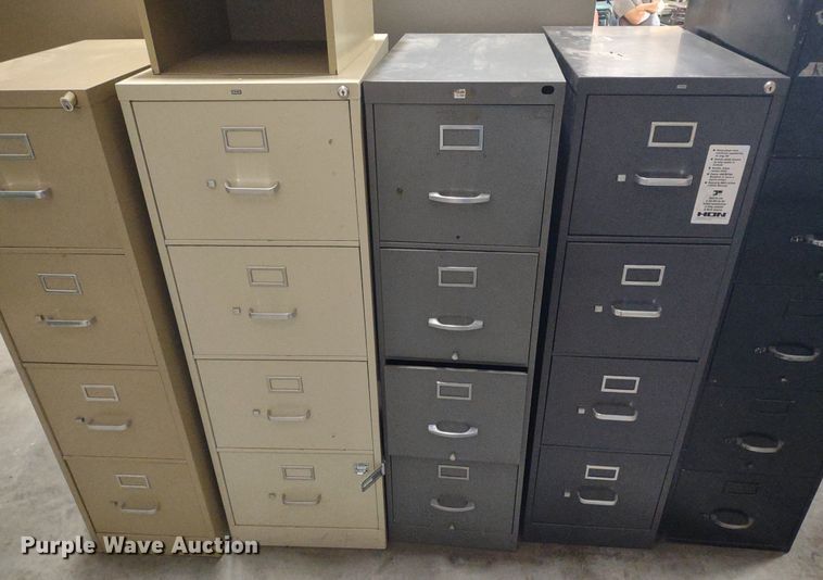 image for item DQ1739 (8) metal cabinets