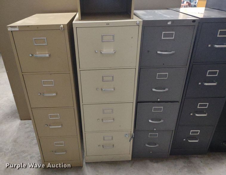 image for item DQ1739 (8) metal cabinets