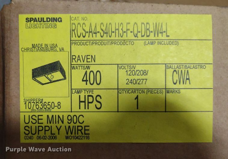 image for item DQ1745 (7) Spaulding Raven street lights