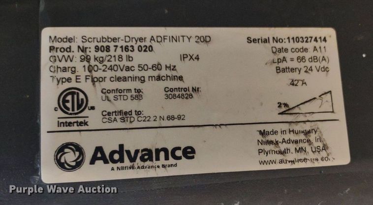 image for item DQ1751 Floor cleaning equipment