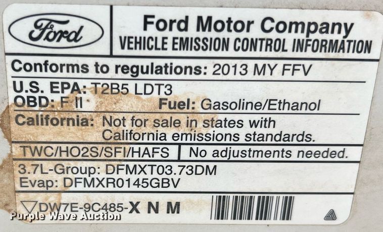 image for item DR5727 2013 Ford Explorer Police  SUV