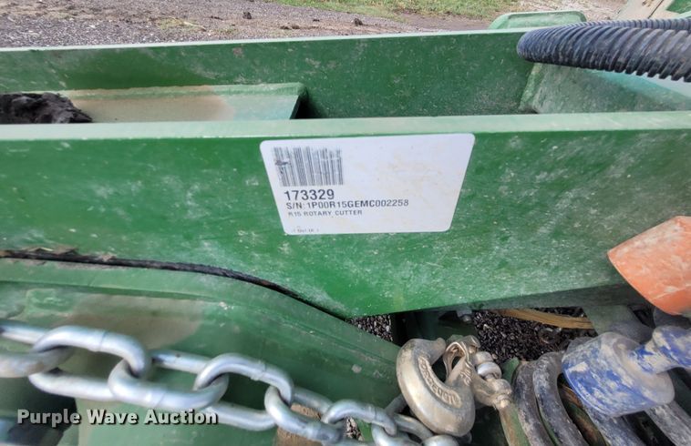 image for item FC9214 2021 John Deere R15  batwing rotary mower