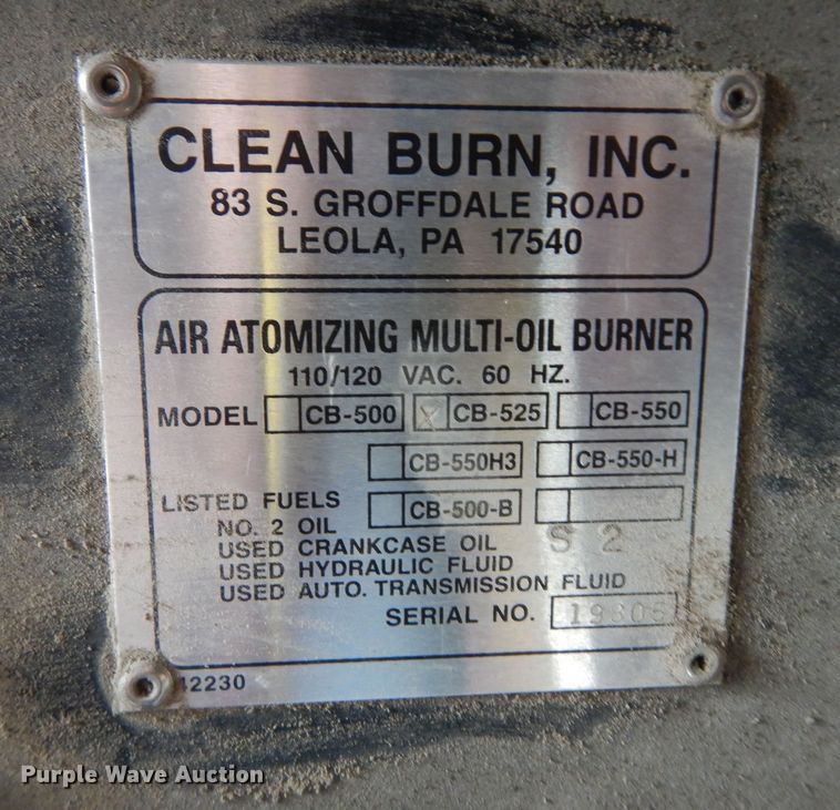 image for item IB9873 Oil burning furnace