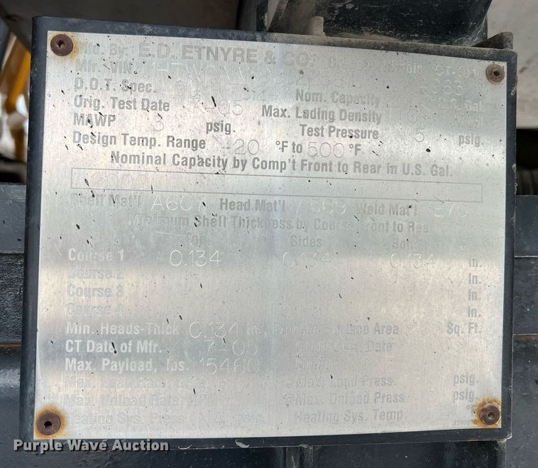 image for item II9027 2006 International 7400  oil distributor truck