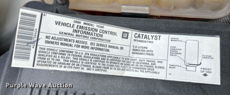 image for item II9028 2006 Chevrolet Silverado 1500  Ext. Cab pickup truck