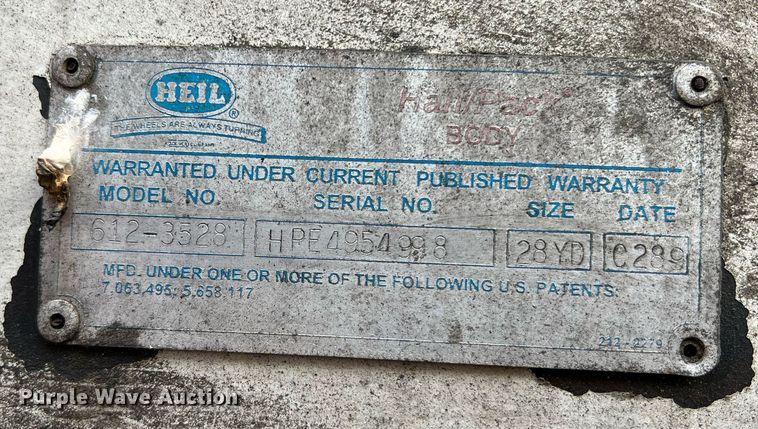 image for item II9049 2013 Crane Carrier Low Entry  refuse truck