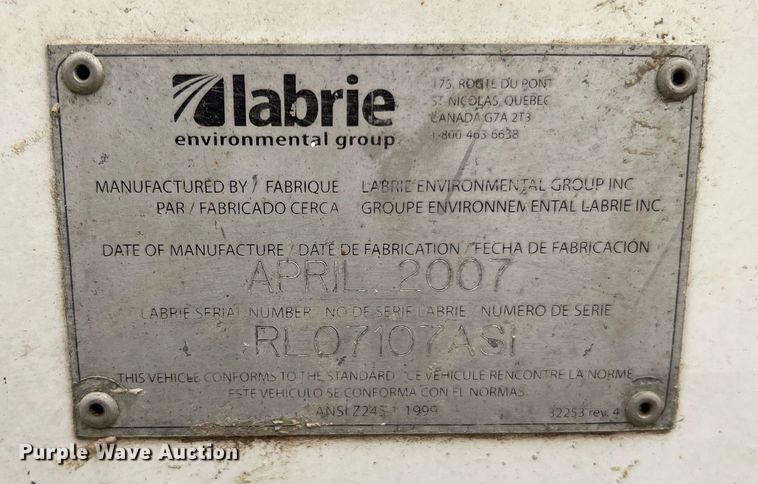 image for item II9053 2007 Crane Carrier  refuse truck