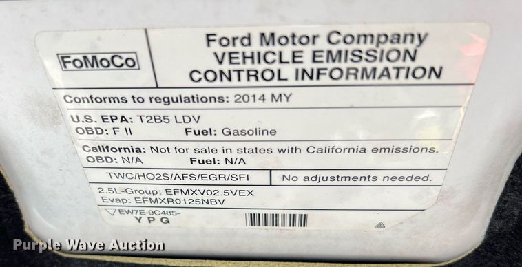 image for item II9119 2014 Ford Fusion