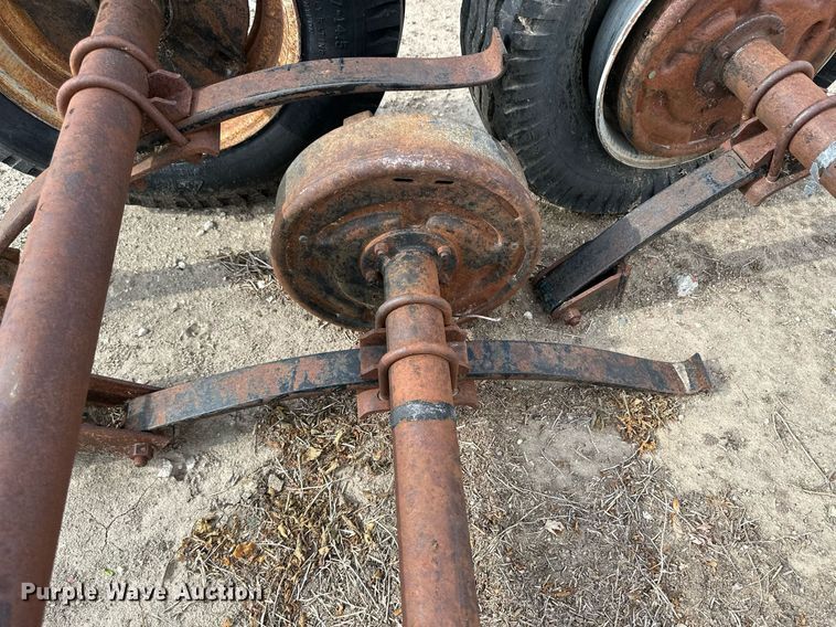 image for item JD9112 (3) trailer axles