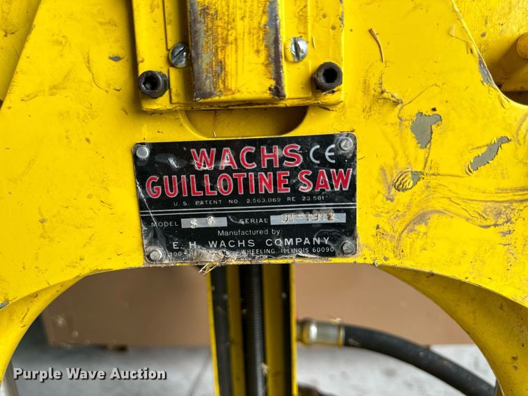 image for item KL9039 Wachs S6  guillotine saw