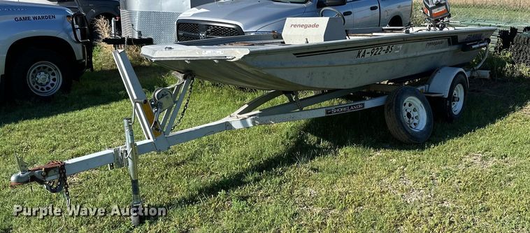 image for item KL9053 1986 Grumman Renegade  boat