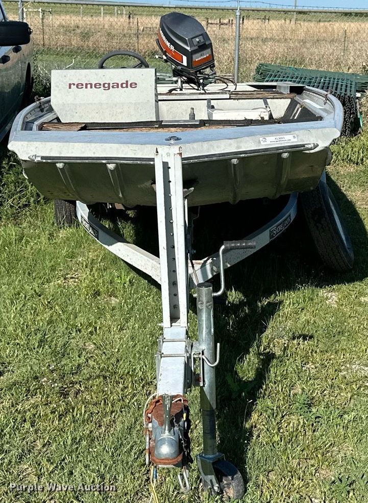 image for item KL9053 1986 Grumman Renegade  boat