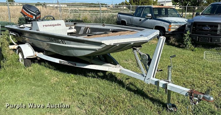 image for item KL9053 1986 Grumman Renegade  boat