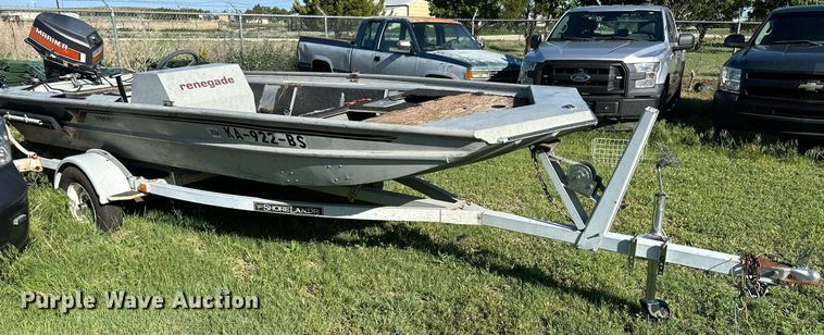 image for item KL9053 1986 Grumman Renegade  boat