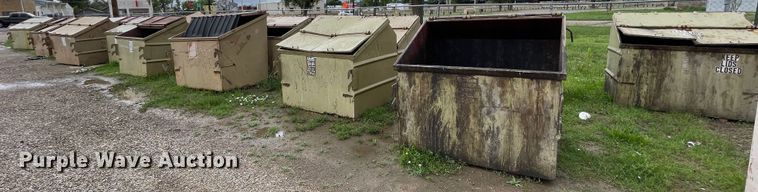 image for item KM9919 Approximately 39 dumpsters