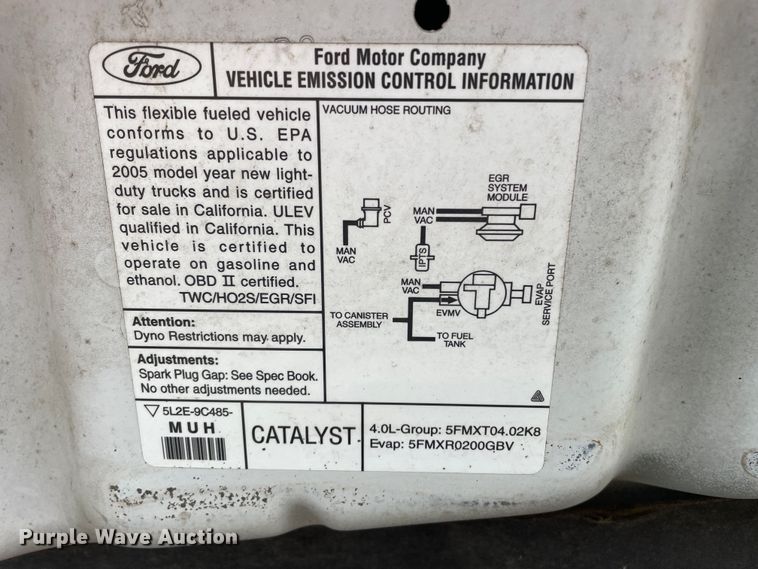 image for item KM9930 2005 Ford Explorer  SUV