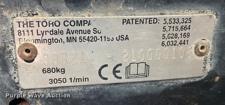 image for item KM9935 Toro Groundsmaster 3500-D  lawn mower