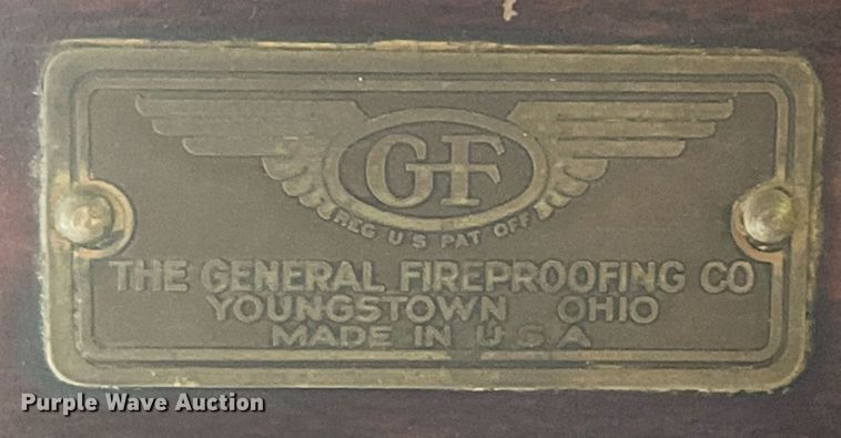 image for item LA9956 (4) GF four drawer metal filing cabinets