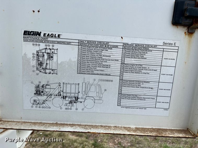 image for item LB9292 1997 Ford CF8000  street sweeper truck