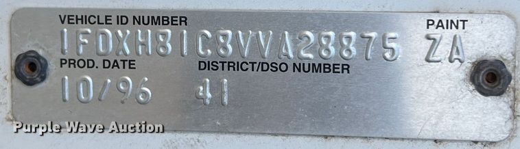 image for item LB9292 1997 Ford CF8000  street sweeper truck