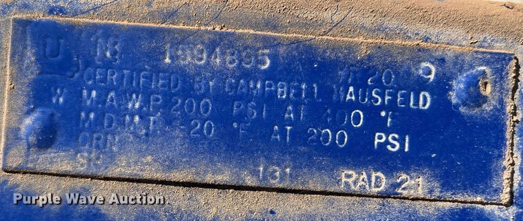 image for item LB9296 2012 Quincy  air compressor