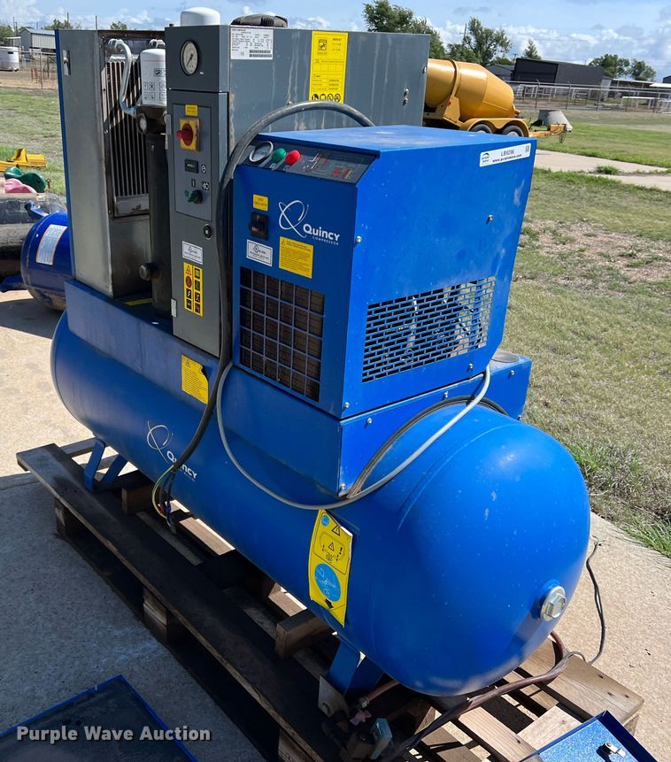 image for item LB9296 2012 Quincy  air compressor