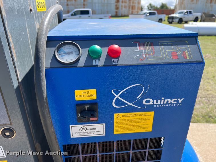 image for item LB9296 2012 Quincy  air compressor