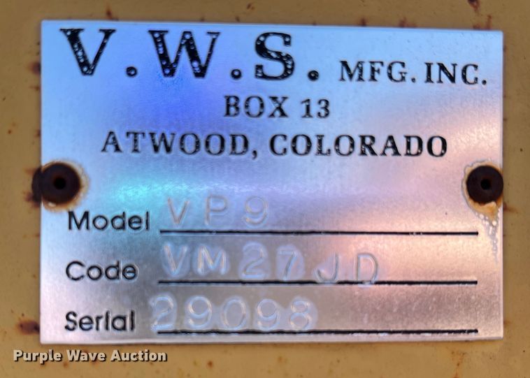 image for item LB9311 VWS VP9  V-plow