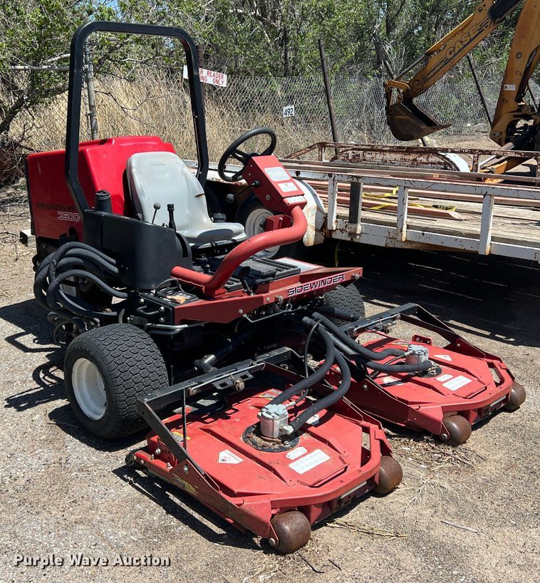 image for item LB9318 Toro Groundsmaster 3500-D Sidewinder  lawn mower