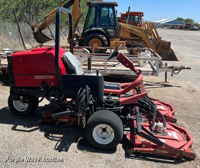 image for item LB9318 Toro Groundsmaster 3500-D Sidewinder  lawn mower