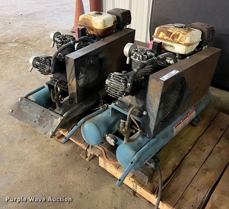 image for item LB9326 (2) Eagle TT90G air compressors