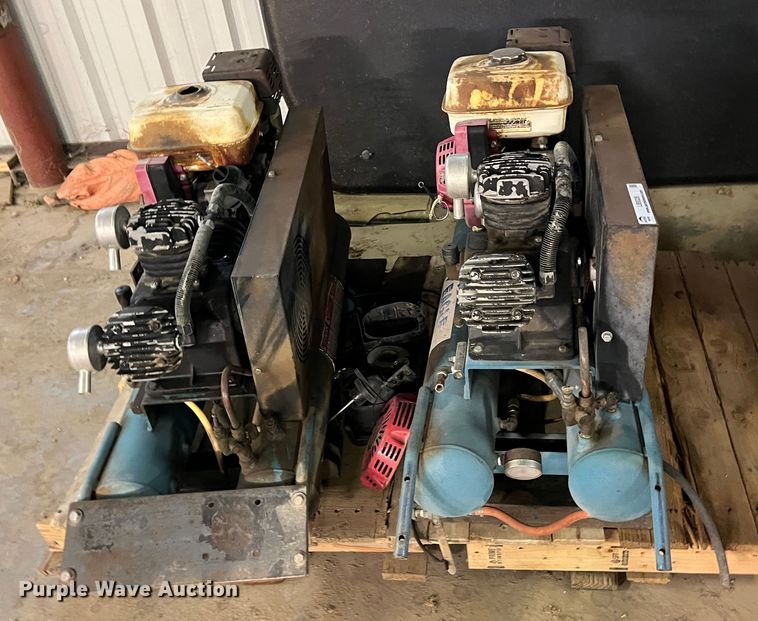 image for item LB9326 (2) Eagle TT90G air compressors