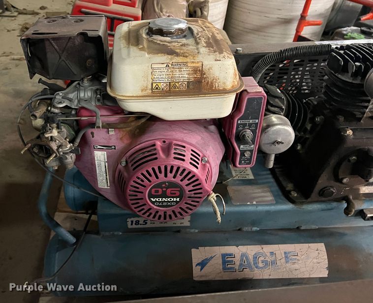 image for item LB9326 (2) Eagle TT90G air compressors