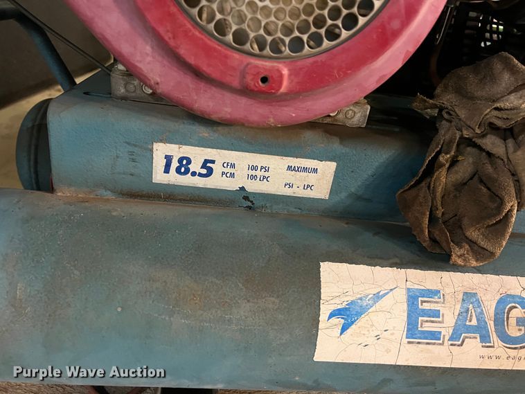 image for item LB9326 (2) Eagle TT90G air compressors