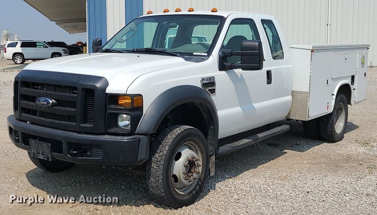 image for item LE9127 2008 Ford F450 Super Duty  SuperCab utility / service truck
