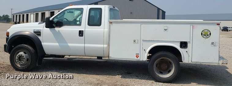 image for item LE9127 2008 Ford F450 Super Duty  SuperCab utility / service truck