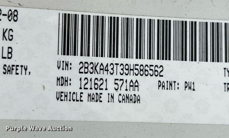 image for item LG9116 2009 Dodge Charger