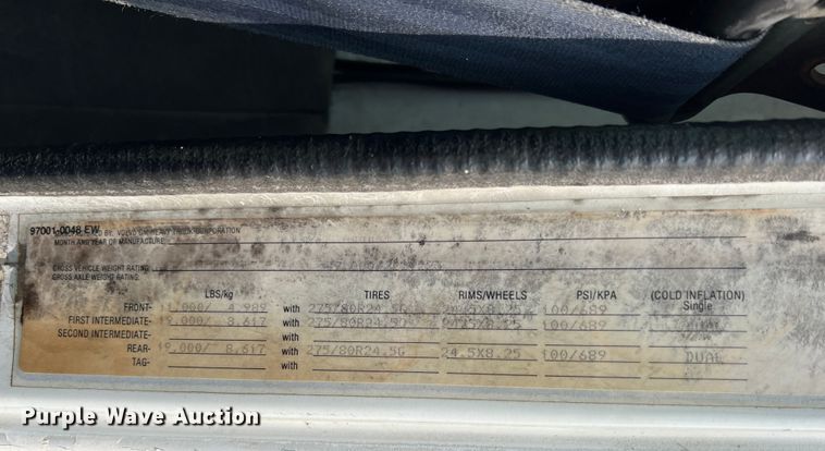 image for item LG9156 1994 White GMC WG Series  semi truck