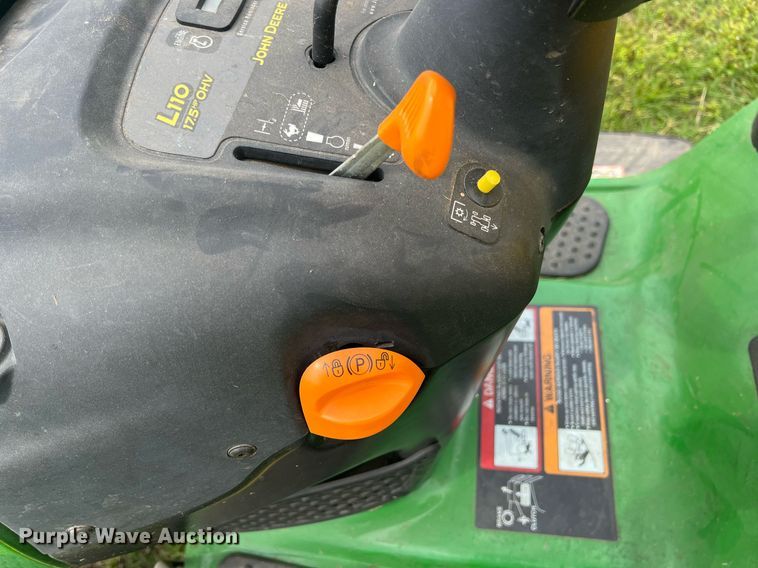 image for item LG9160 John Deere L110  lawn mower