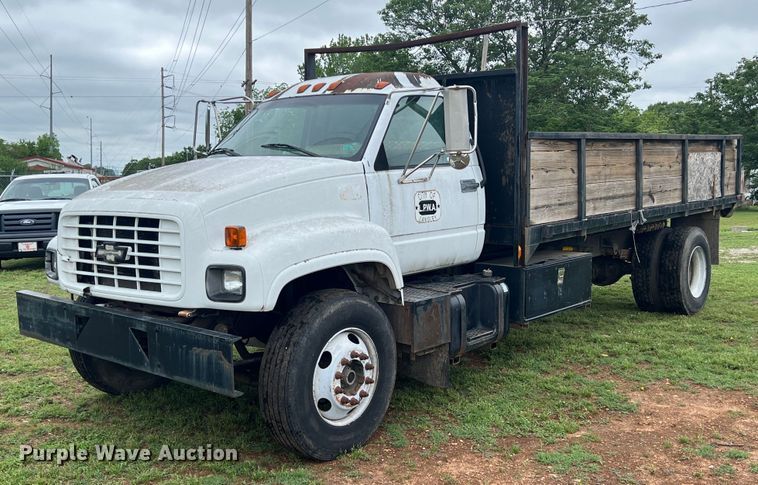 image for item LG9183 2000 Chevrolet C7  dump flatbed truck