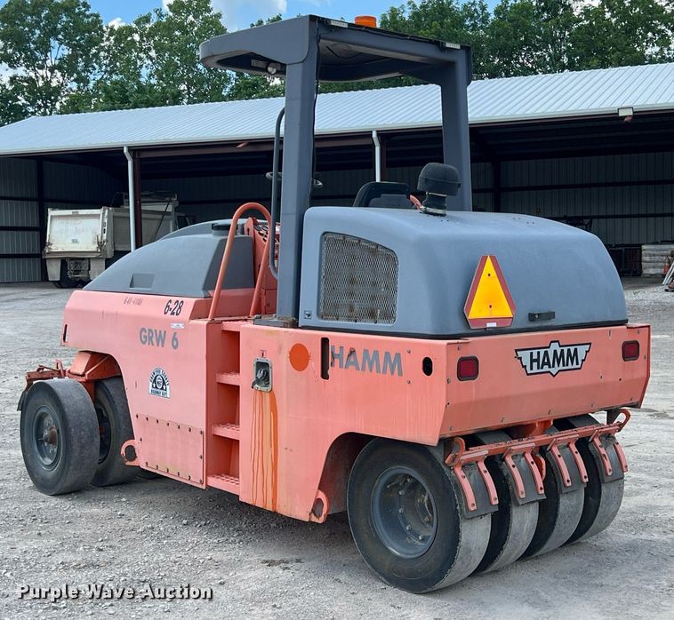 image for item LG9204 Hamm GRW6  pneumatic roller