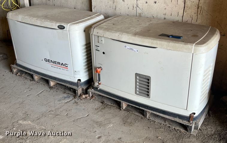 image for item LG9224 (2) Generac 055010 generators