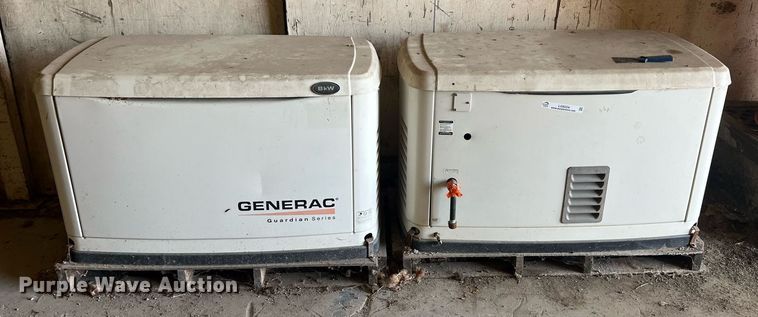 image for item LG9224 (2) Generac 055010 generators