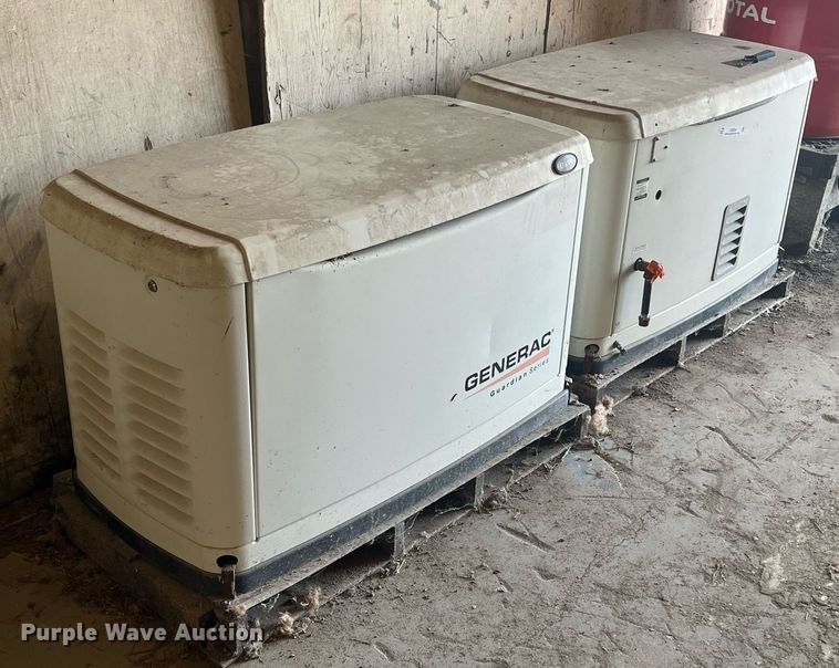 image for item LG9224 (2) Generac 055010 generators