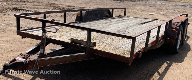 image for item LH9579 1990 Shop built  utility trailer