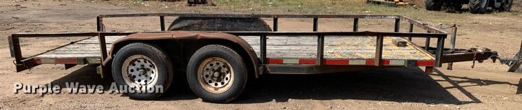 image for item LH9579 1990 Shop built  utility trailer