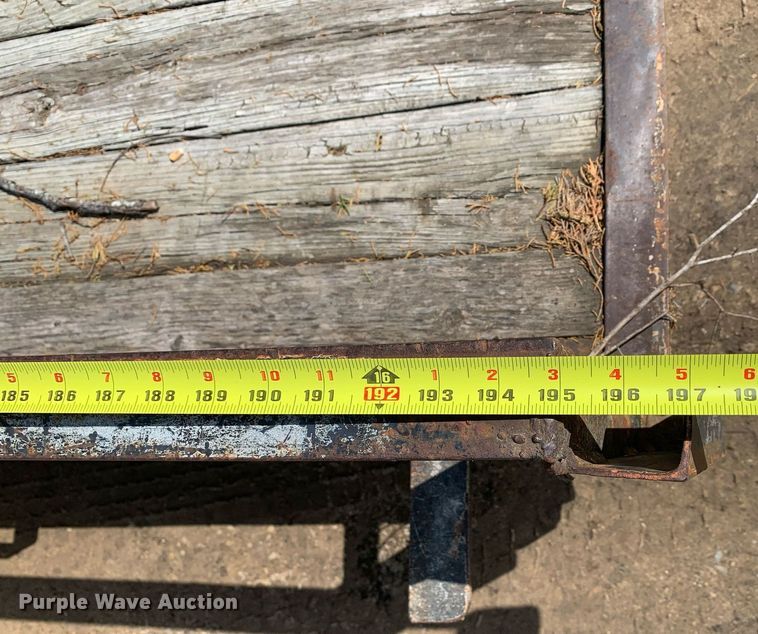 image for item LH9579 1990 Shop built  utility trailer