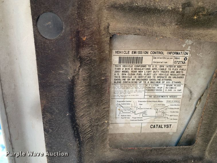 image for item LH9583 2007 Dodge Ram 1500  pickup truck