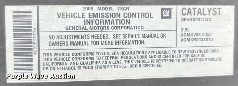 image for item LI9709 2008 Chevrolet Impala LS